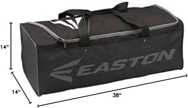 E100G TEAM EQUIPMENT DUFFLE BAG | Baseball & Fastpitch Softball | Black - Image 4